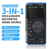 Fnirsi Dst-210 Multimètre Numérique 3 En 1 Oscilloscope Générateur De Signaux 19999 Points 10mhz/1mhz Outil Portable