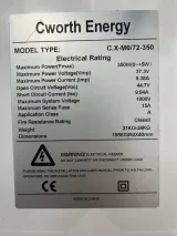 Panneaux Solaires  Monocristallin 350 Watt 40v, Cworth Energy