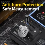 Mini oscilloscope Fnirsi Oscilloscope numérique Testeur de transistor Fonction Générateur de signal Testeur de composants électroniques multifonction 3 en 1 (LCR-P1)
