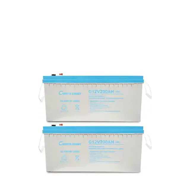 Batterie Solaire Gel  12v 200ah En Stock Cworth Energy