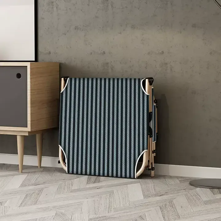 Lit Simple Multifonctionnel,Portable Et Pliant Grande Taille Avec Matelas Moelleux — image 5 sur 6