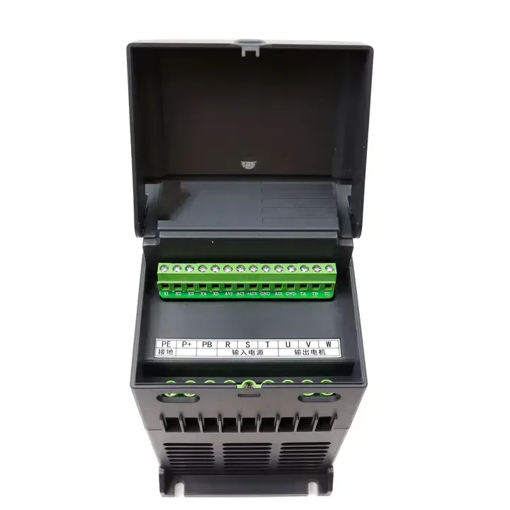 Variateur De Fréquence (vfd) Monophasé Vers Triphasé 220v 5.5kw, pour moulin