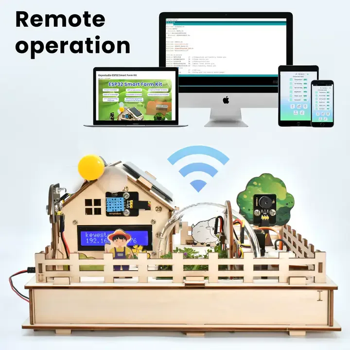 Kit Keyestudio Esp32 Contrôle Iot  Ferme Intelligente Pour Programmation Graphique Arduino Scratch 3.0 — image 5 sur 7
