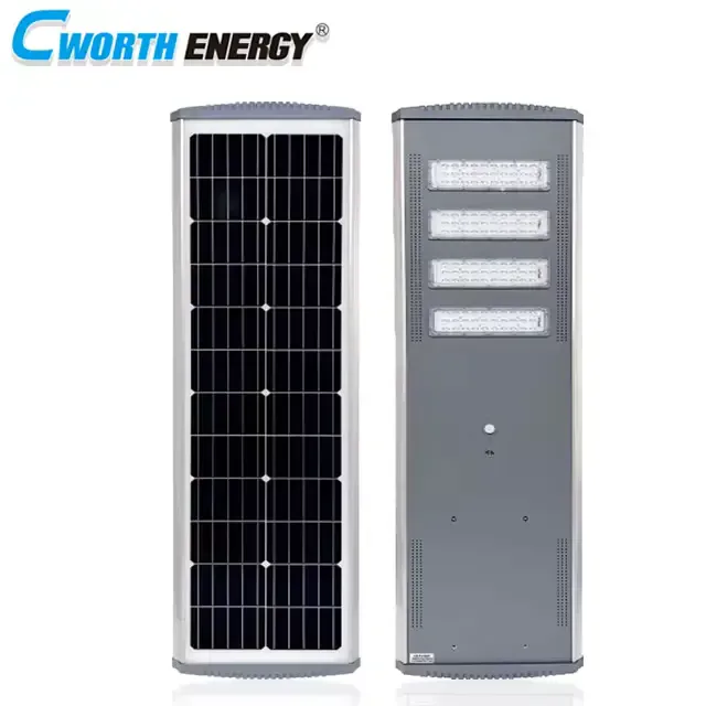 lampadaire solaire Cworth Energy  Led 80w Ip65 Tout En Un