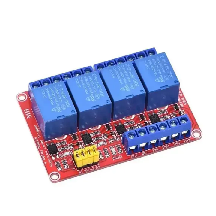 Module Relais 4 Canaux Pour Arduino, esp32 , Optocoupleur — image 2 sur 5