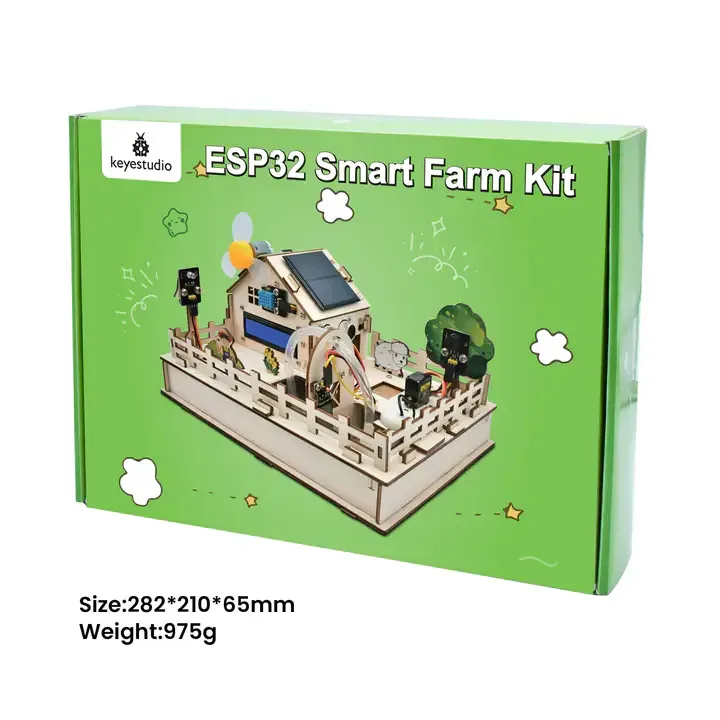 Kit Keyestudio Esp32 Contrôle Iot  Ferme Intelligente Pour Programmation Graphique Arduino Scratch 3.0