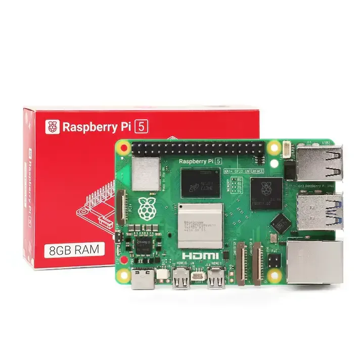 Raspberry Pi 5 (5ème Génération) Avec 2 Go De Mémoire,Carte De Développement Basée Sur Arm Cortex
