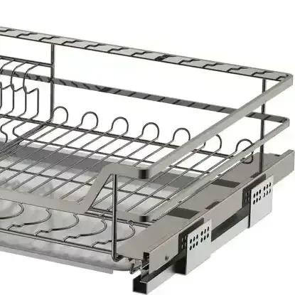 Porte-assiette &Agrave; 4 C&ocirc;t&eacute;s Pour Le Rangement De La Cuisine-panier &Agrave; Tiroirs &Agrave; Fermeture Douce Pour Plats Et Bols - Buy Kitchen C