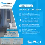 Batterie Solaire Gel  12v 100ah En Stock Cworth Energy