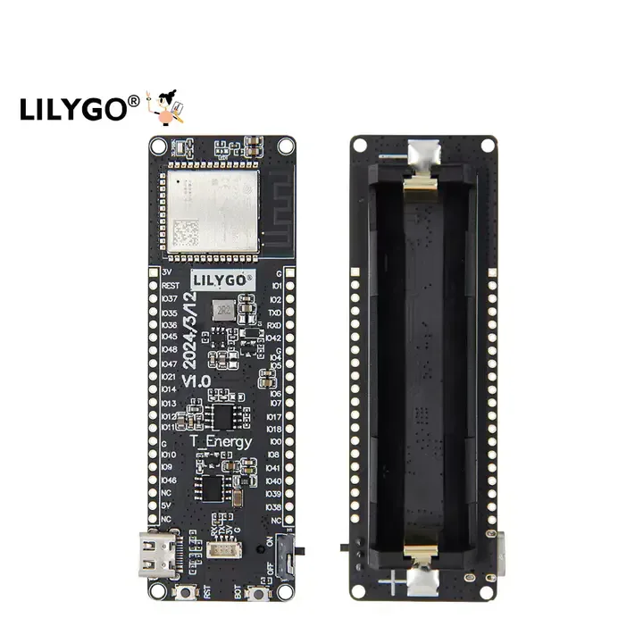 Lilygo T-energy-s3 : Carte De Développement Esp32-s3 Alimentée Par Batterie Wi-fi/bluetooth 5,Interface Qwiic Et Emplacement Pour Batterie 18650 Pour Projets Io