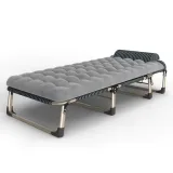 Lit Simple Multifonctionnel,Portable Et Pliant Grande Taille Avec Matelas Moelleux