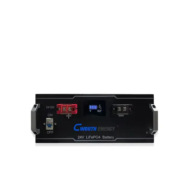 Batterie Lithium-ion 24v Lifepo4  2.5kwh, cworth energy — image 1 sur 6