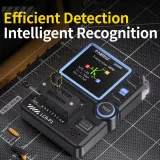 Mini oscilloscope Fnirsi Oscilloscope numérique Testeur de transistor Fonction Générateur de signal Testeur de composants électroniques multifonction 3 en 1 (LCR-P1)