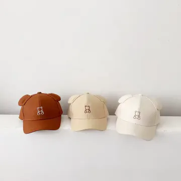 Chapeau De Baseball Pour Enfants Personnalisée Mignon Coton à Bord Incurvé Enfant En Bas âge Ours Casquette Style De Rue Tissu