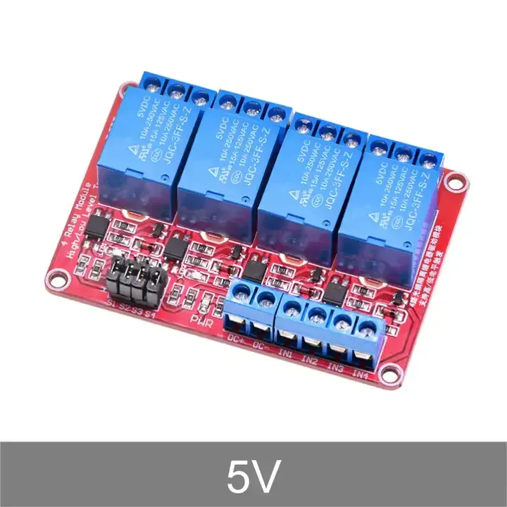 Module Relais 4 Canaux Pour Arduino, esp32 , Optocoupleur — image 3 sur 5