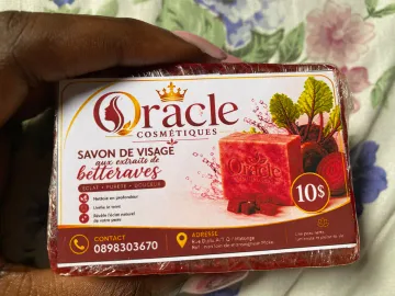 Savon de visage Oracle Cosmétiques aux extraits de betteraves
